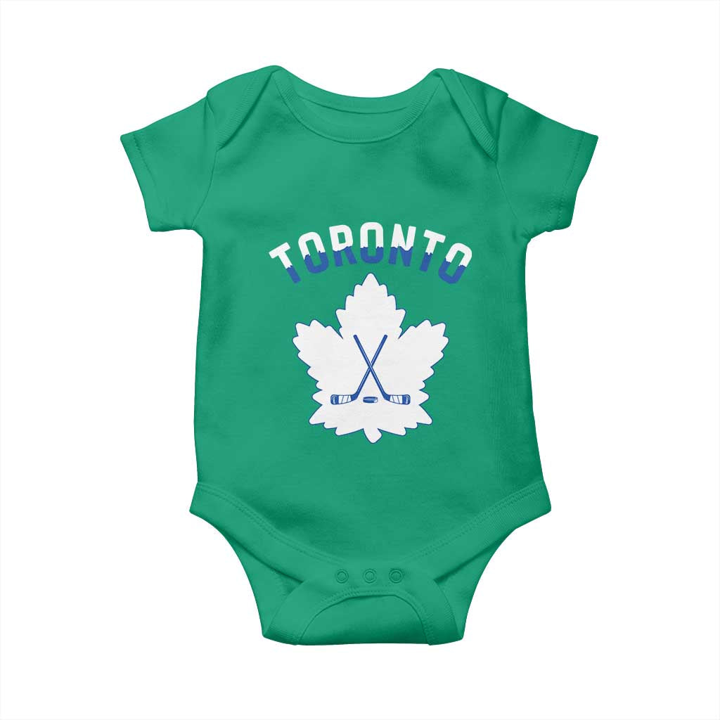 Toronto Ice Hockey Lover Baby Onesie Gift For Torontonian - Wonder Print Shop