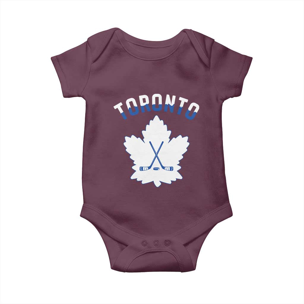 Toronto Ice Hockey Lover Baby Onesie Gift For Torontonian - Wonder Print Shop