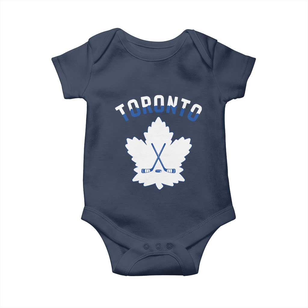 Toronto Ice Hockey Lover Baby Onesie Gift For Torontonian - Wonder Print Shop