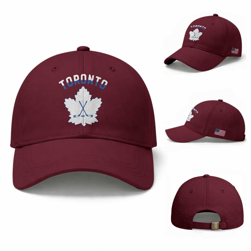 Toronto Ice Hockey Lover Baseball Cap Gift For Torontonian