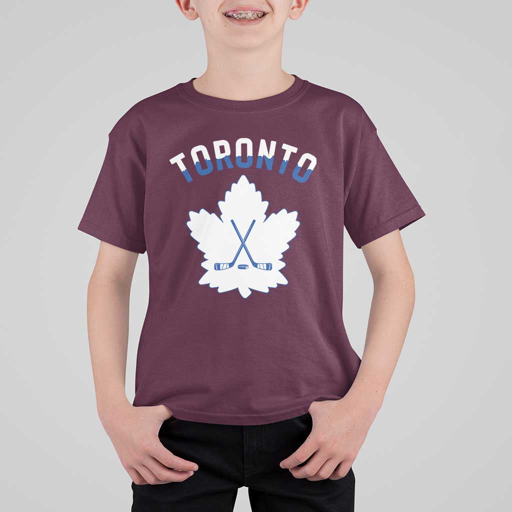 Toronto Ice Hockey Lover T Shirt For Kid Gift For Torontonian - Wonder Print Shop