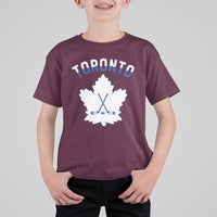 Toronto Ice Hockey Lover T Shirt For Kid Gift For Torontonian - Wonder Print Shop