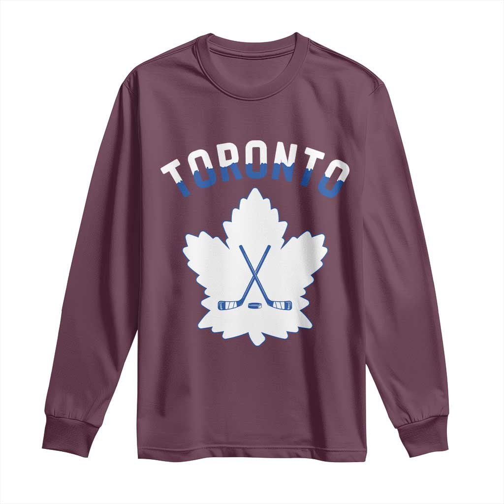 Toronto Ice Hockey Lover Long Sleeve Shirt Gift For Torontonian - Wonder Print Shop