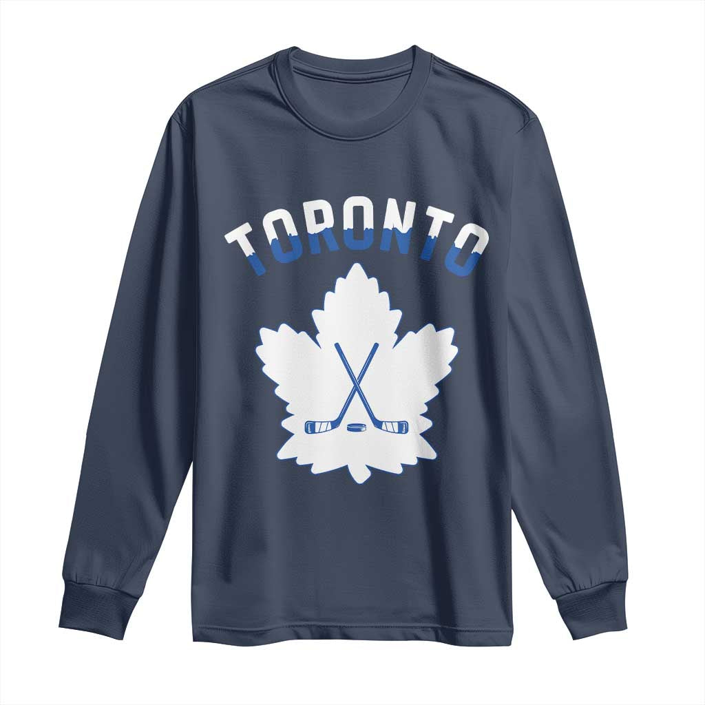 Toronto Ice Hockey Lover Long Sleeve Shirt Gift For Torontonian - Wonder Print Shop