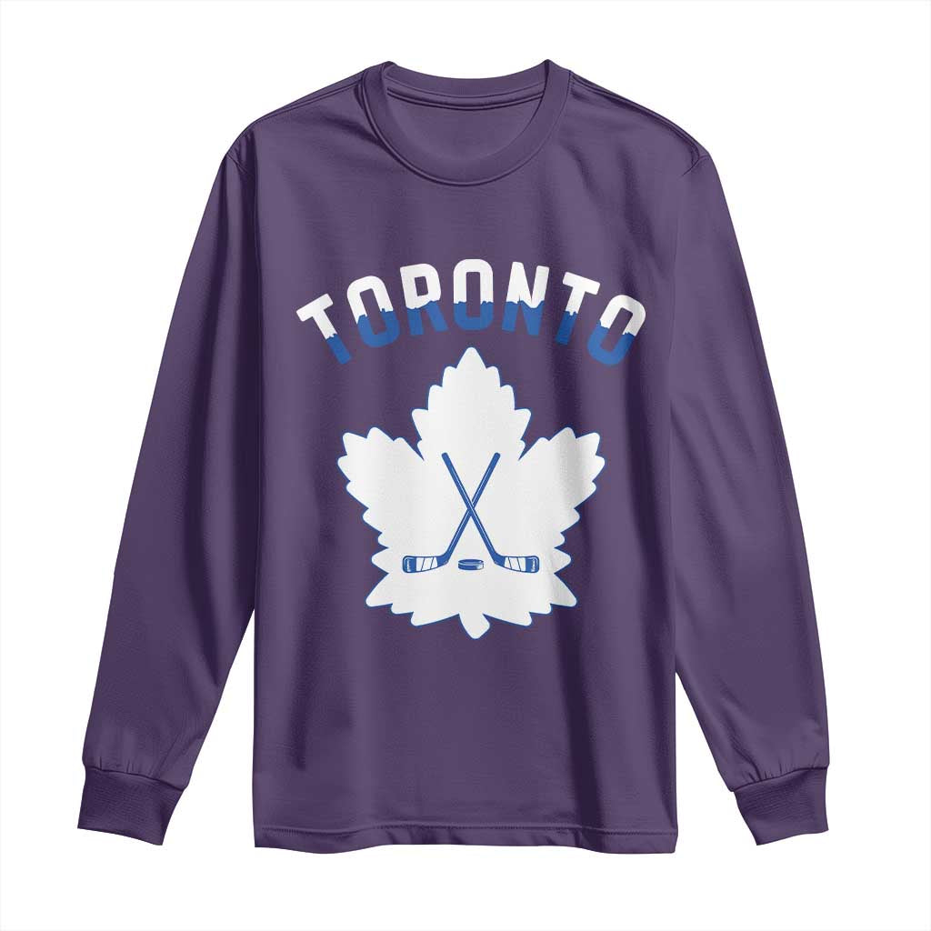Toronto Ice Hockey Lover Long Sleeve Shirt Gift For Torontonian - Wonder Print Shop