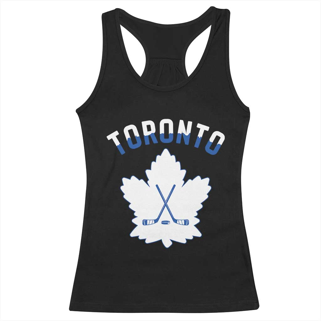 Toronto Ice Hockey Lover Racerback Tank Top Gift For Torontonian - Wonder Print Shop