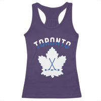 Toronto Ice Hockey Lover Racerback Tank Top Gift For Torontonian - Wonder Print Shop