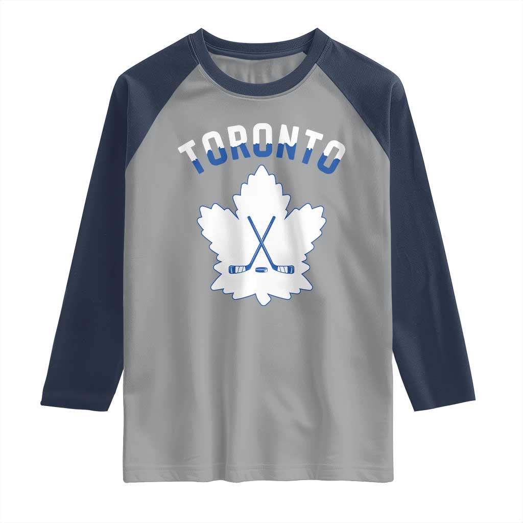 Toronto Ice Hockey Lover Raglan Shirt Gift For Torontonian - Wonder Print Shop