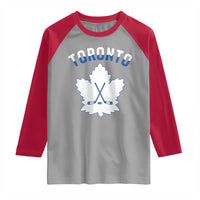 Toronto Ice Hockey Lover Raglan Shirt Gift For Torontonian - Wonder Print Shop