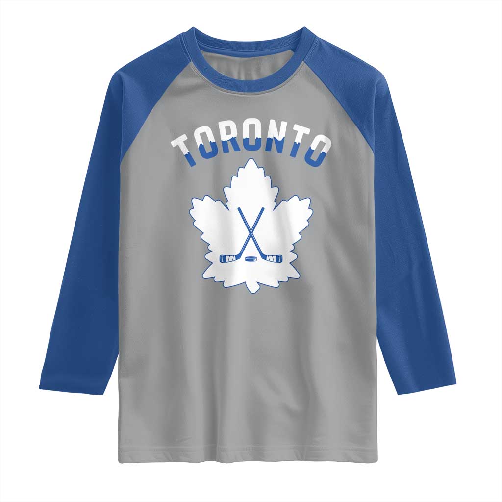 Toronto Ice Hockey Lover Raglan Shirt Gift For Torontonian - Wonder Print Shop