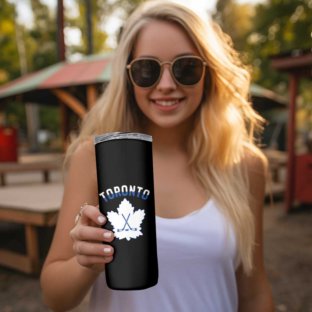 Toronto Ice Hockey Lover Skinny Tumbler Gift For Torontonian - Wonder Print Shop