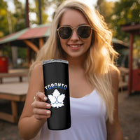Toronto Ice Hockey Lover Skinny Tumbler Gift For Torontonian - Wonder Print Shop
