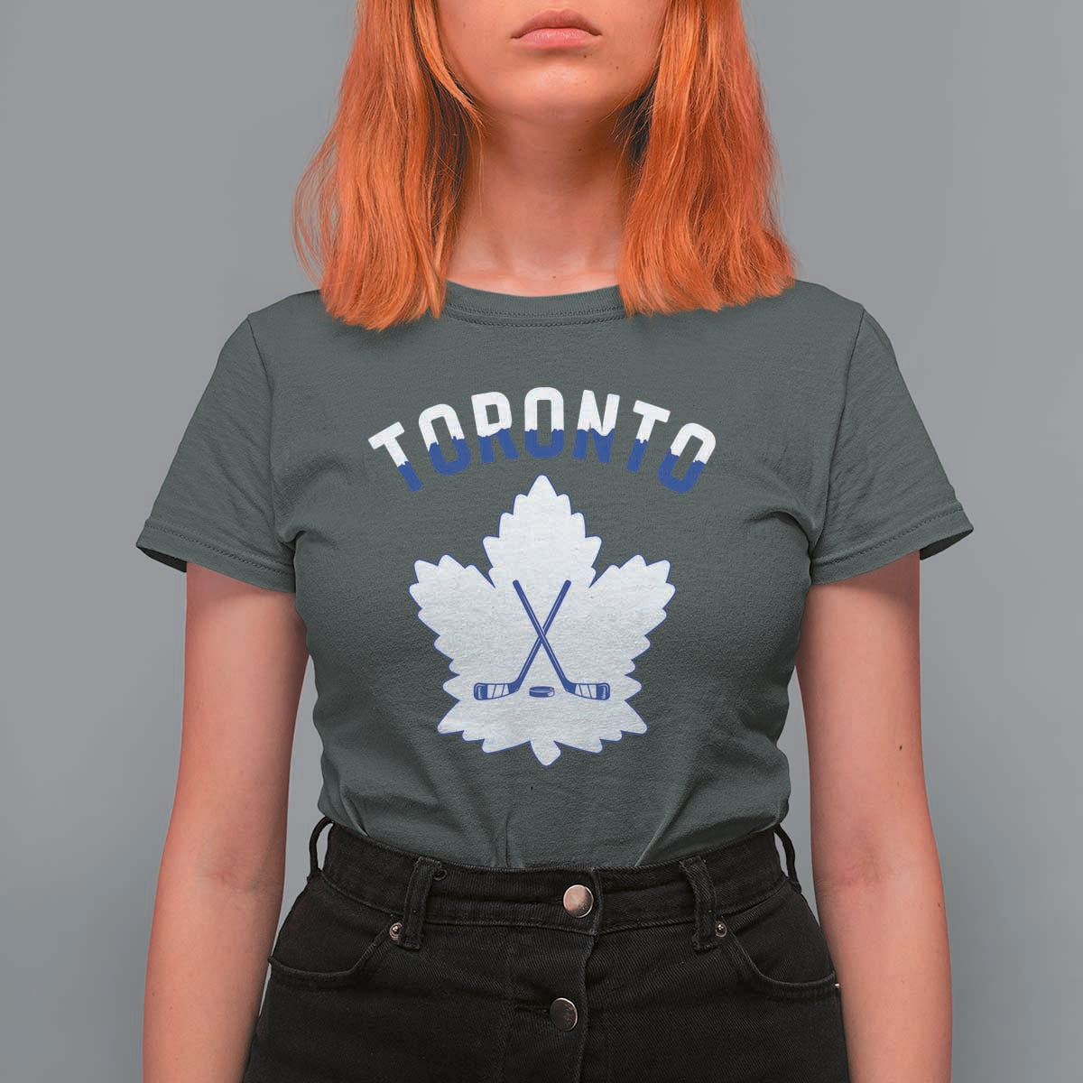 Toronto Ice Hockey Lover T Shirt For Women Gift For Torontonian - Wonder Print Shop