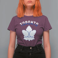 Toronto Ice Hockey Lover T Shirt For Women Gift For Torontonian - Wonder Print Shop
