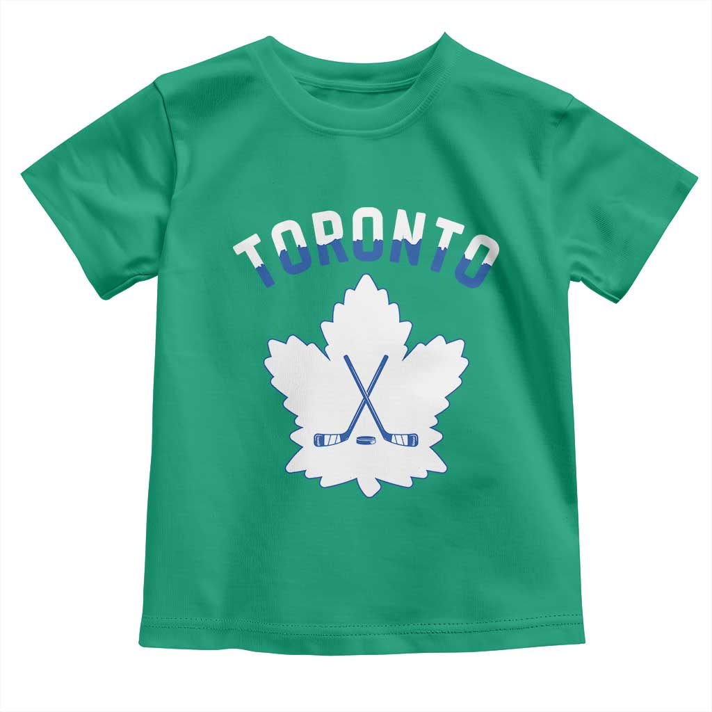Toronto Ice Hockey Lover Toddler T Shirt Gift For Torontonian - Wonder Print Shop