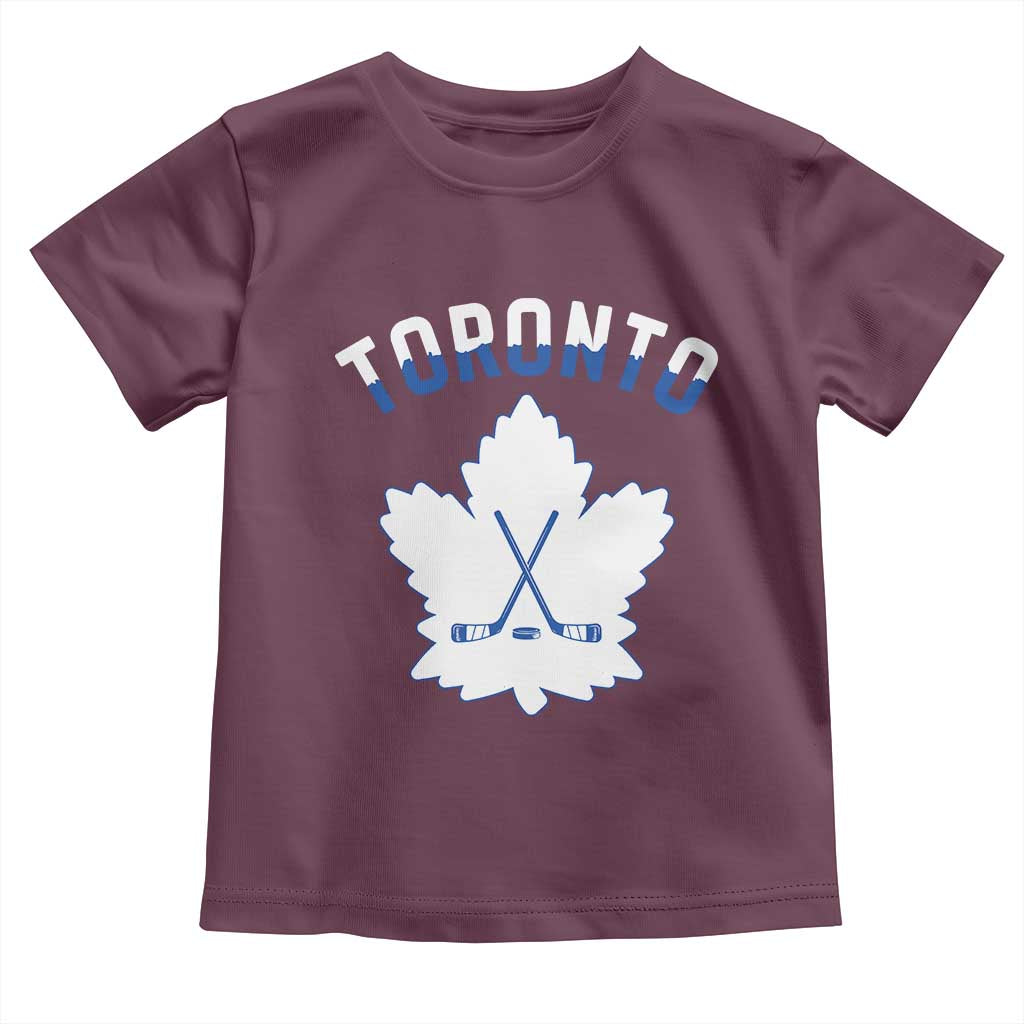 Toronto Ice Hockey Lover Toddler T Shirt Gift For Torontonian - Wonder Print Shop