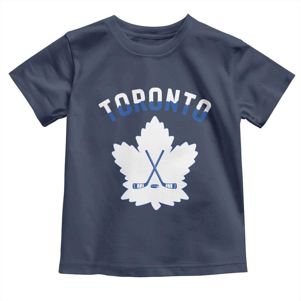 Toronto Ice Hockey Lover Toddler T Shirt Gift For Torontonian - Wonder Print Shop