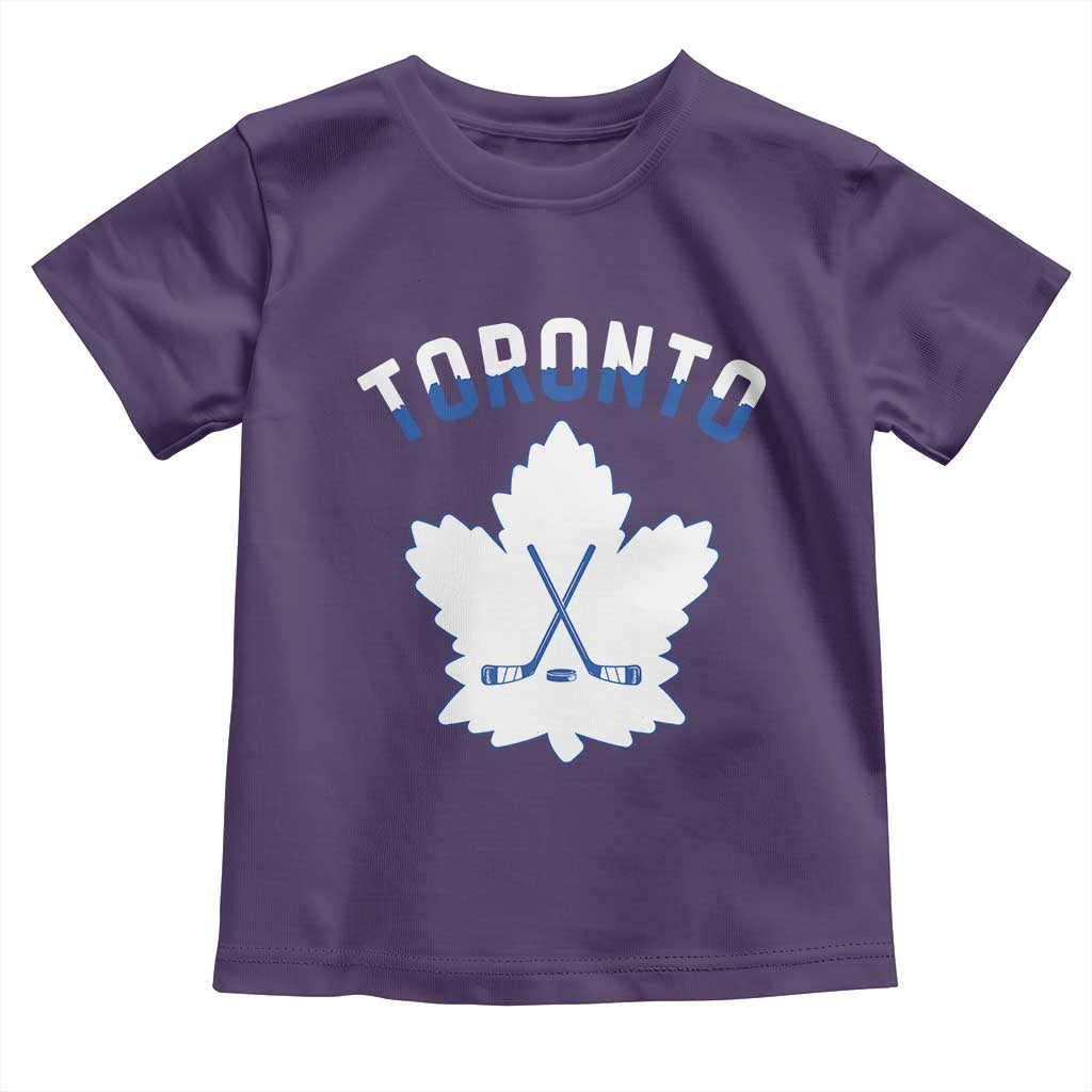 Toronto Ice Hockey Lover Toddler T Shirt Gift For Torontonian - Wonder Print Shop