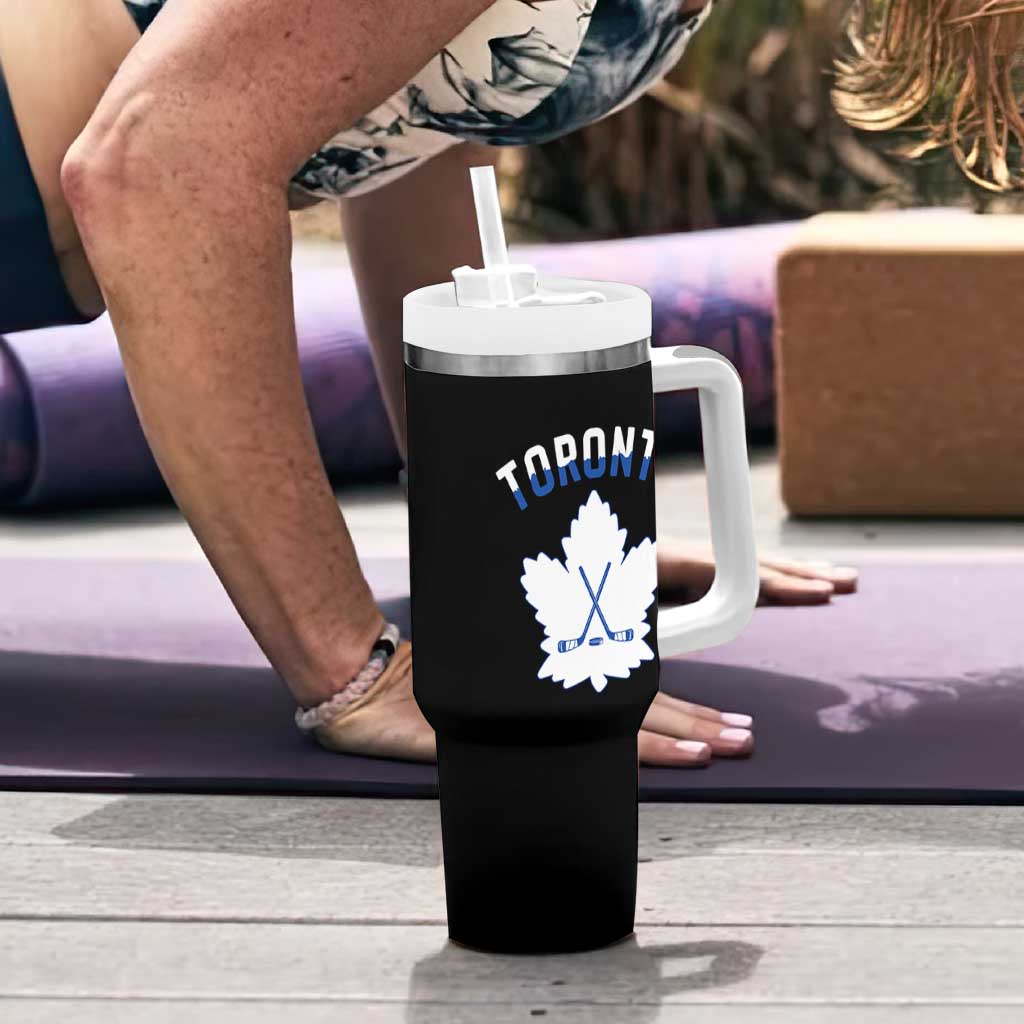 Toronto Ice Hockey Lover Tumbler With Handle Gift For Torontonian - Wonder Print Shop
