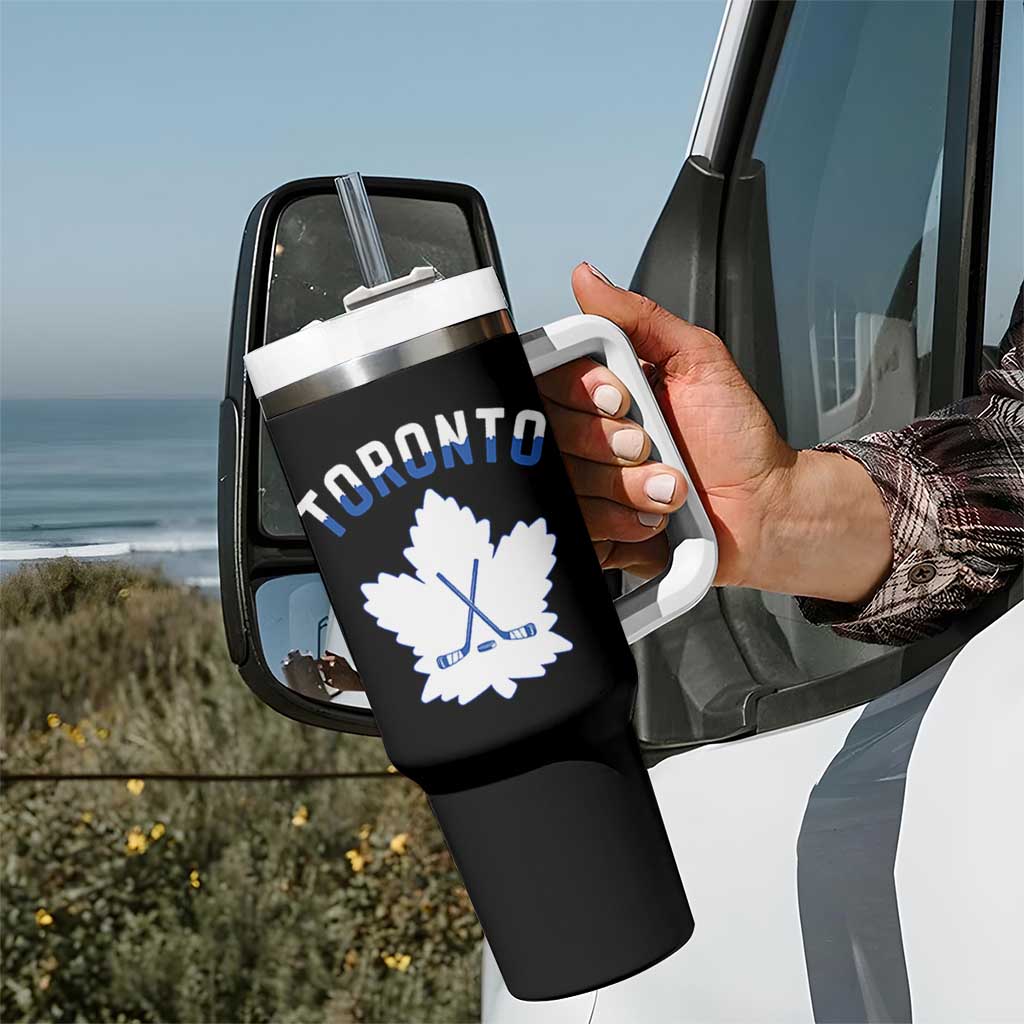 Toronto Ice Hockey Lover Tumbler With Handle Gift For Torontonian - Wonder Print Shop