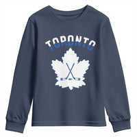 Toronto Ice Hockey Lover Youth Sweatshirt Gift For Torontonian - Wonder Print Shop