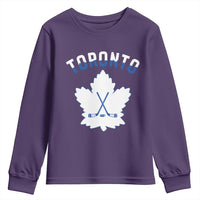 Toronto Ice Hockey Lover Youth Sweatshirt Gift For Torontonian - Wonder Print Shop