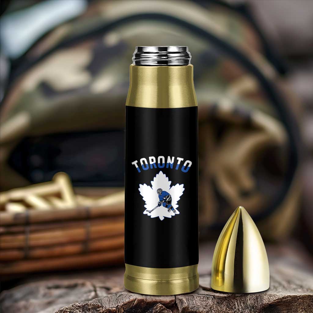Toronto Ice Hockey Player Bullet Tumbler Canadian Winter Sport - Wonder Print Shop