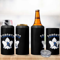Toronto Ice Hockey Player 4 in 1 Can Cooler Tumbler Canadian Winter Sport - Wonder Print Shop
