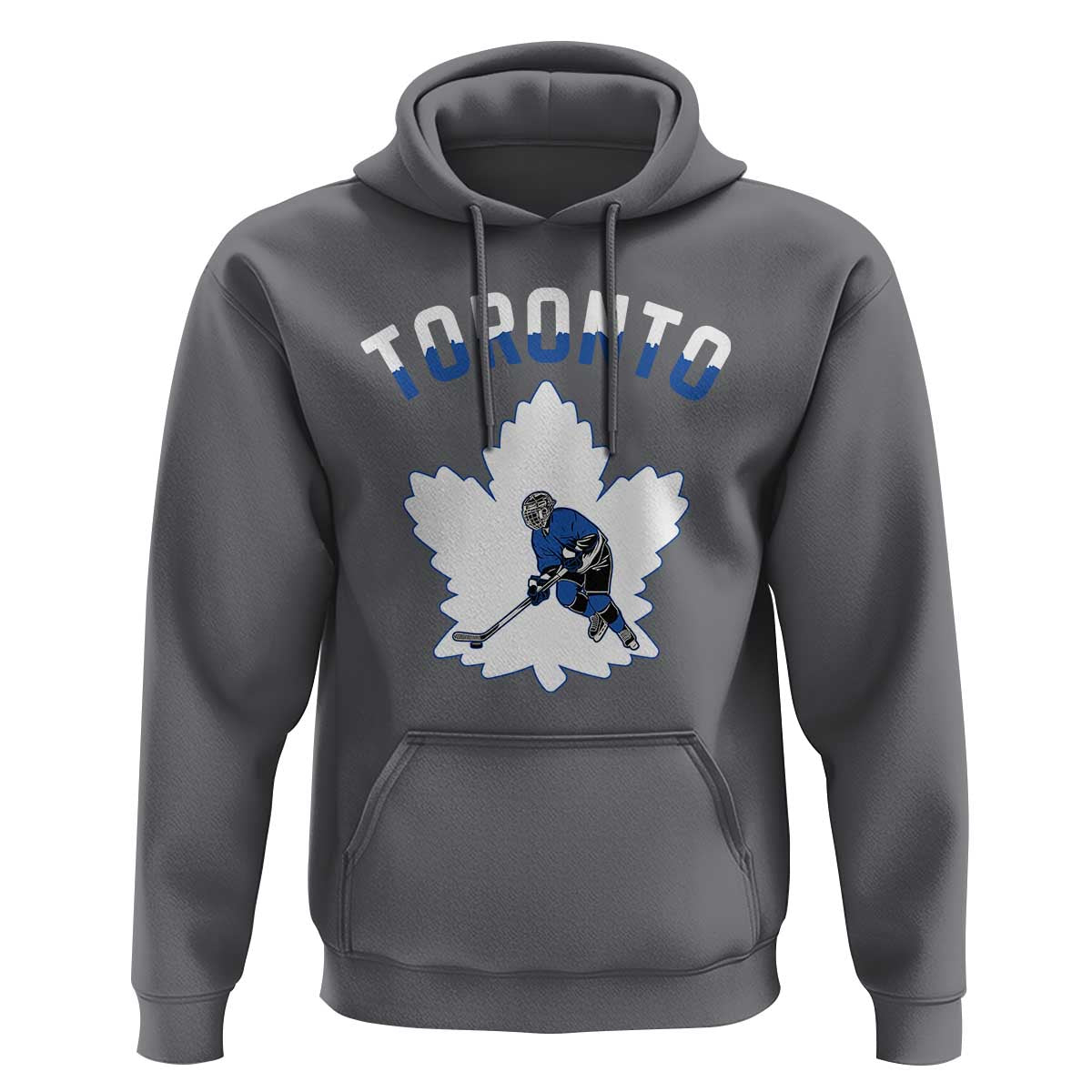 Toronto Ice Hockey Player Hoodie Canadian Winter Sport - Wonder Print Shop
