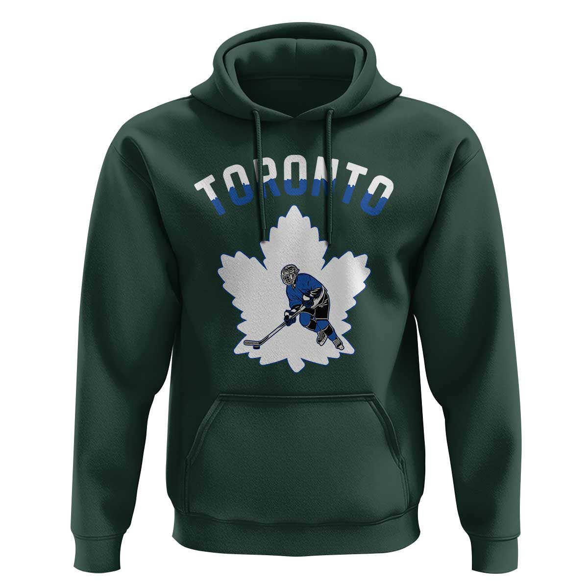 Toronto Ice Hockey Player Hoodie Canadian Winter Sport - Wonder Print Shop