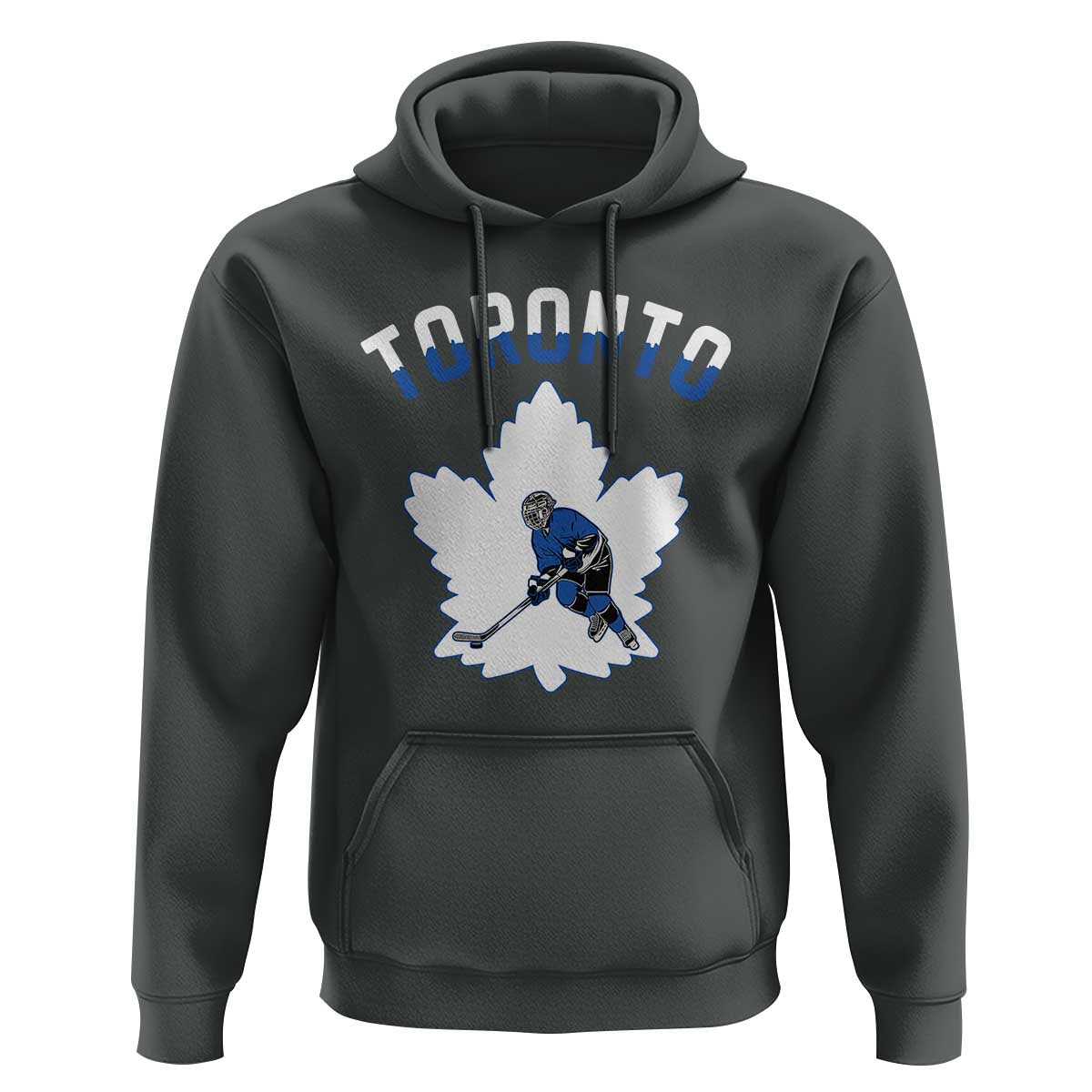 Toronto Ice Hockey Player Hoodie Canadian Winter Sport - Wonder Print Shop