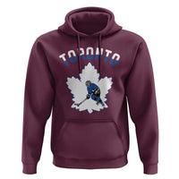 Toronto Ice Hockey Player Hoodie Canadian Winter Sport - Wonder Print Shop