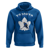 Toronto Ice Hockey Player Hoodie Canadian Winter Sport - Wonder Print Shop
