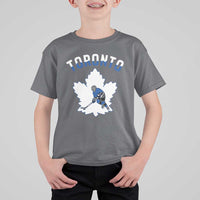 Toronto Ice Hockey Player T Shirt For Kid Canadian Winter Sport - Wonder Print Shop