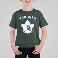 Toronto Ice Hockey Player T Shirt For Kid Canadian Winter Sport - Wonder Print Shop