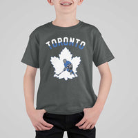 Toronto Ice Hockey Player T Shirt For Kid Canadian Winter Sport - Wonder Print Shop