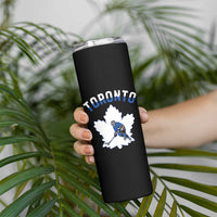 Toronto Ice Hockey Player Skinny Tumbler Canadian Winter Sport - Wonder Print Shop