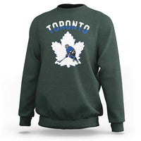 Toronto Ice Hockey Player Sweatshirt Canadian Winter Sport - Wonder Print Shop