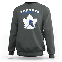 Toronto Ice Hockey Player Sweatshirt Canadian Winter Sport - Wonder Print Shop