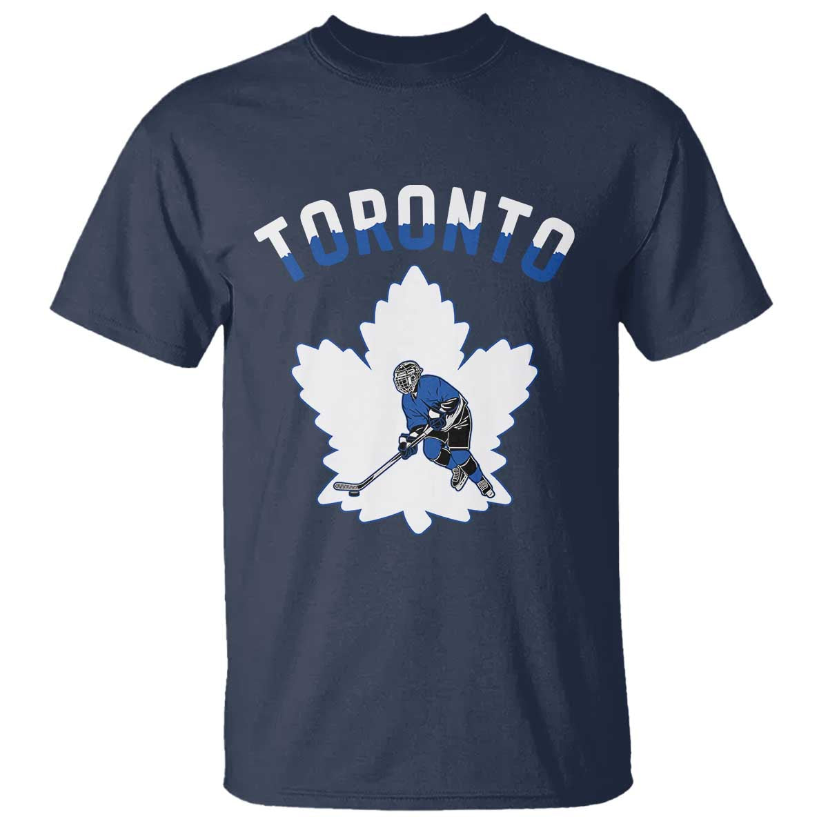 Toronto Ice Hockey Player T Shirt Canadian Winter Sport - Wonder Print Shop