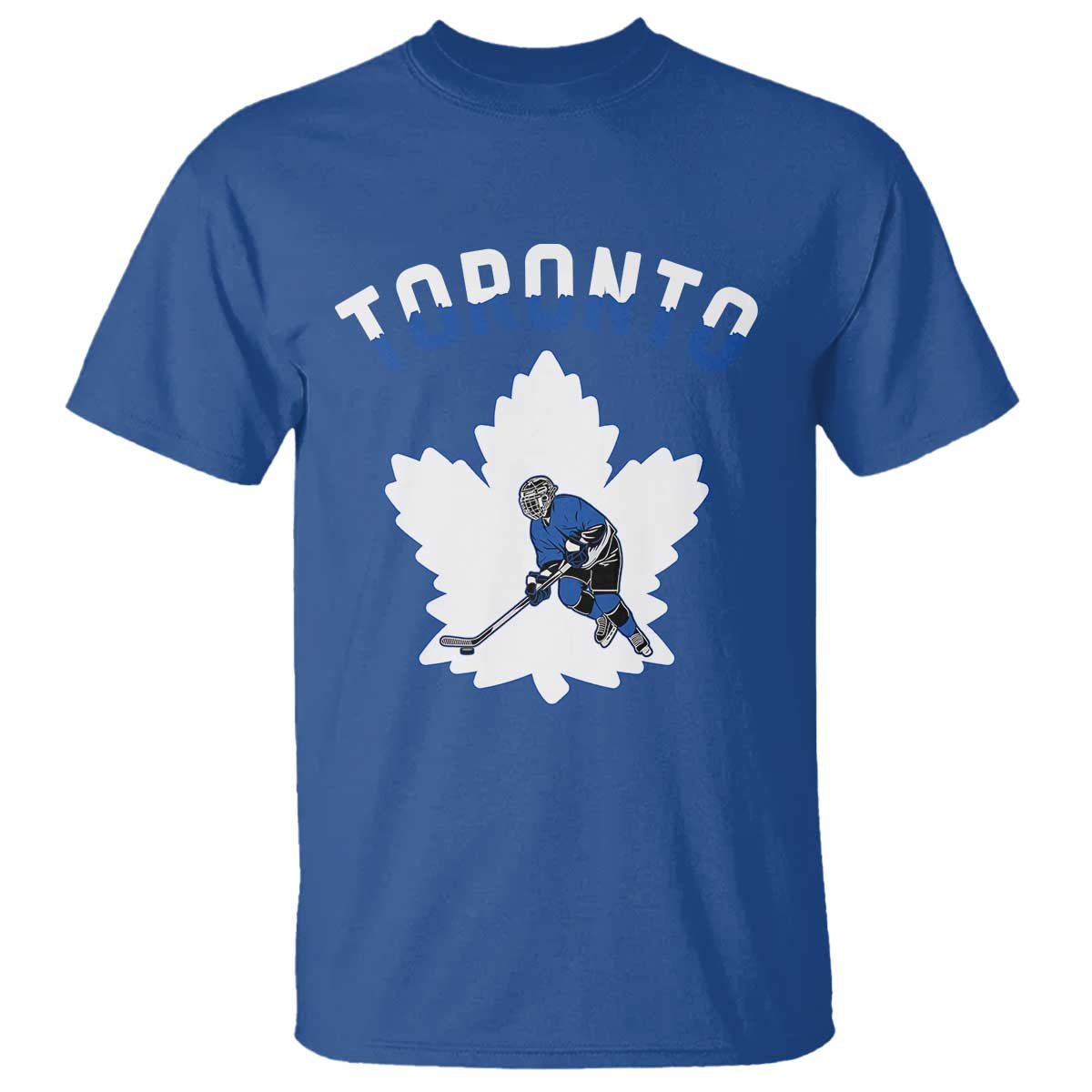 Toronto Ice Hockey Player T Shirt Canadian Winter Sport - Wonder Print Shop
