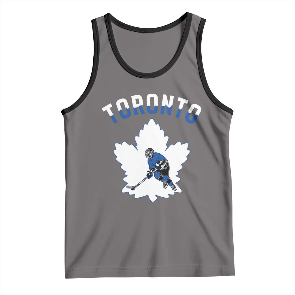 Toronto Ice Hockey Player Tank Top Canadian Winter Sport - Wonder Print Shop