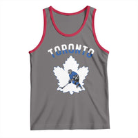 Toronto Ice Hockey Player Tank Top Canadian Winter Sport - Wonder Print Shop