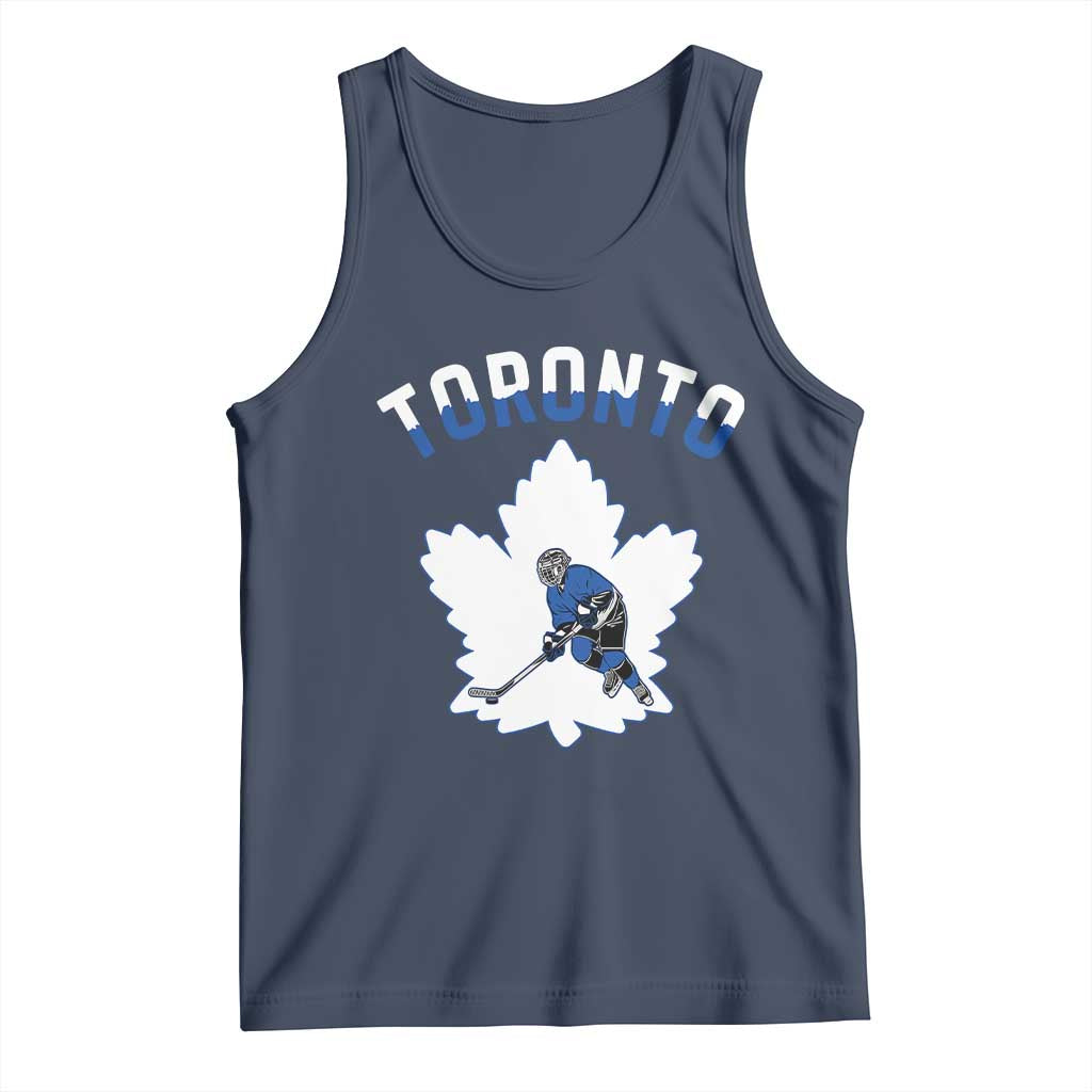 Toronto Ice Hockey Player Tank Top Canadian Winter Sport - Wonder Print Shop