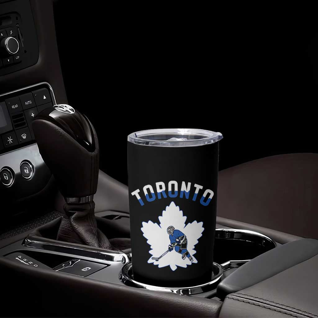 Toronto Ice Hockey Player Tumbler Cup Canadian Winter Sport - Wonder Print Shop