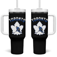 Toronto Ice Hockey Player Tumbler With Handle Canadian Winter Sport - Wonder Print Shop