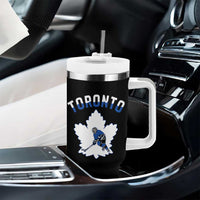 Toronto Ice Hockey Player Tumbler With Handle Canadian Winter Sport - Wonder Print Shop