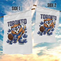 Toronto Ice Hockey Beaver Garden Flag Canadian Pride Gift - Wonder Print Shop