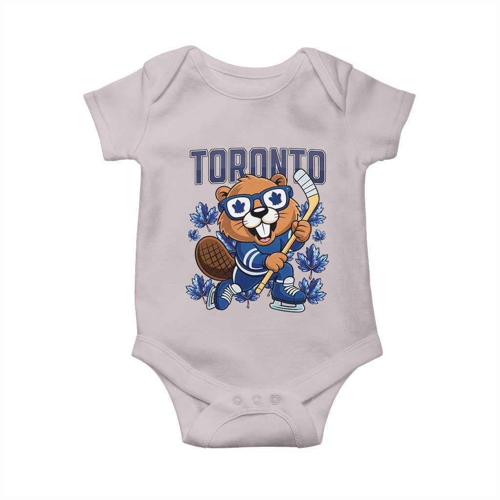Toronto Ice Hockey Beaver Baby Onesie Canadian Pride Gift - Wonder Print Shop