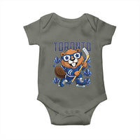 Toronto Ice Hockey Beaver Baby Onesie Canadian Pride Gift - Wonder Print Shop